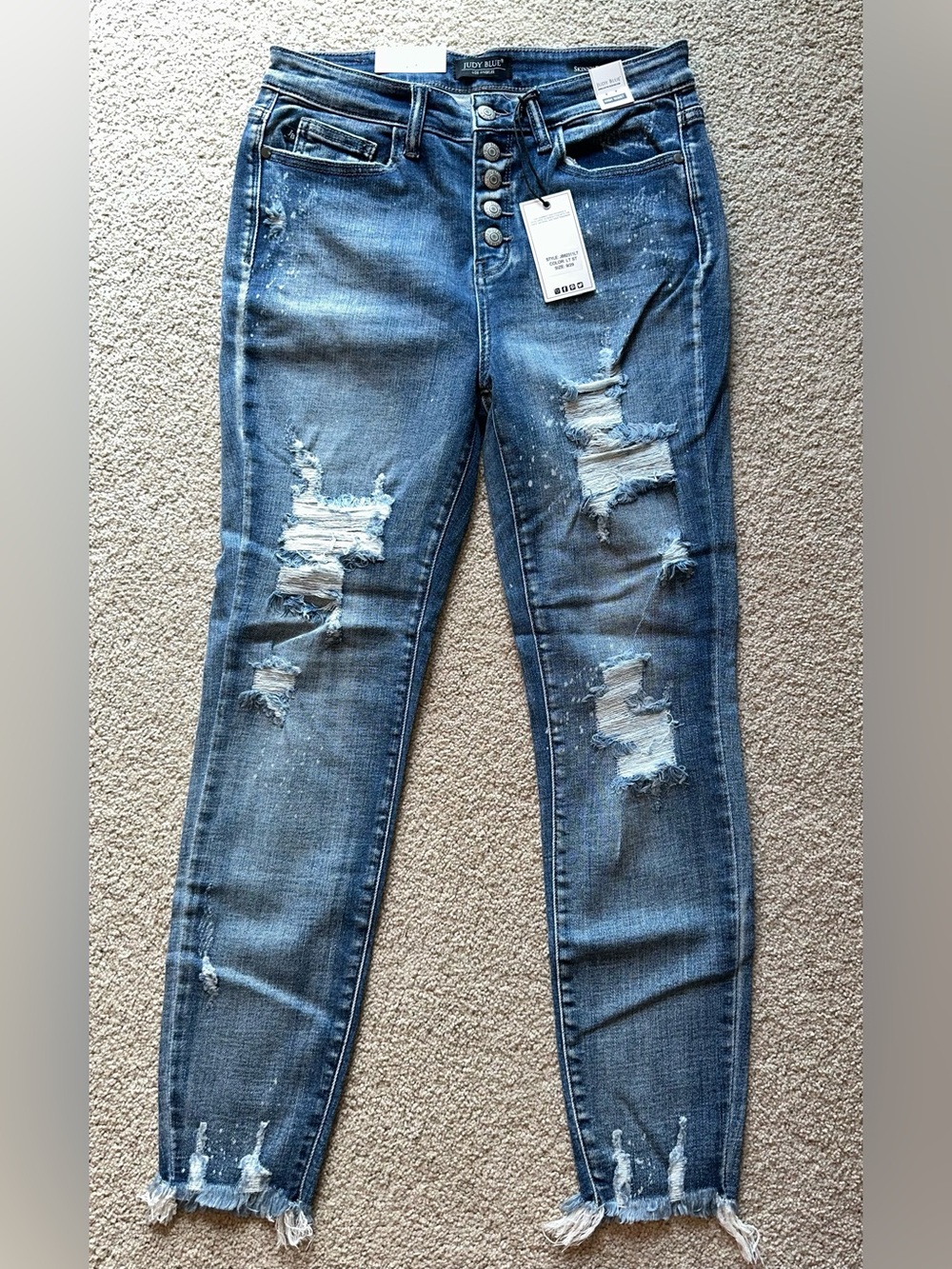 NWT Judy Blue High Waist Skinny Fit Sz 9/29